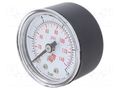Manometer; 0÷10bar; non-aggressive liquids,inert gases; 40mm PNEUMAT M40A.PL010G18