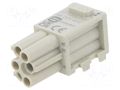 Connector: HDC; module; female; Han-Modular® Domino; PIN: 6; Han D® HARTING 09149062101