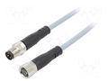 Cable: for sensors/automation; M8; PIN: 3; straight; 2.5m; plug FESTO NEBU-M8G3-K2.5M8G3