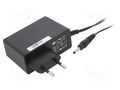 Power supply: switching; mains,plug-in; 12VDC; 2A; 24W; 86.2%; POSC POS POSC12200A-13