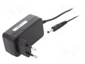 Power supply: switching; mains,plug-in; 12VDC; 2A; 24W; 86.2%; POSC POS POSC12200A-H-40