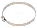 Cable tie; Ø: 110÷130mm; W: 12mm; Material: chrome steel AISI 430 PNEUMAT 1580/110-130/W2