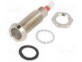 Indicator: LED; recessed; green; 24÷28VDC; Ø8.1mm; IP67; connectors MARL 508-532-23