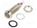 Indicator: LED; recessed; green; 24÷28VDC; Ø8.1mm; IP67; connectors MARL 508-532-23