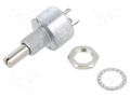 Potentiometer: shaft; single turn; 47kΩ; 3W; ±10%; 6mm; linear; 25mm VISHAY PE30L0FL473KAB