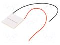 Module: Peltier; 15.4V; 6A; 40x40x3.7mm; 53.3W; ceramics; 20AWG Advanced Thermal Solutions ATS-TEC40-37-019