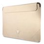 Guess Saffiano Triangle Logo case for a 16&quot; laptop - beige, Guess 3666339039936 3666339039936