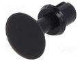 Rivet; polyamide; L.rivet: 3.5mm; black; dismountable,push-in DREMEC DR8G4033.0X2.0B