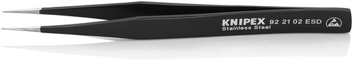KNIPEX 92 21 02 ESD Universal Tweezers ESD Smooth 128 mm 92 21 02 ESD 4003773086789