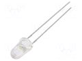 LED; white warm; 5mm; 60000÷72000mcd; 8°; Front: convex; 2.9÷3.4VDC OPTOSUPPLY OSM54P5201A