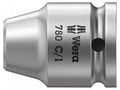 Adapter; Overall len: 35mm; Mounting: 1/2" square,1/4" (C6,3mm) WERA WERA.05344513001