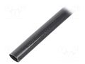 Insulating tube; fiberglass; black; -20÷155°C; Øint: 12mm SYNFLEX FGS-12-BK-50