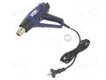 Electric hot shrink gun; 2.2kW; 250l/min,500l/min; 230VAC RAPID RAP-R2200-LCD