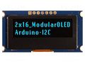 Display: OLED; alphanumeric; 16x2; Dim: 49.2x25.7x4.5mm; blue NEWHAVEN DISPLAY INTERNATIONAL NHD-0216AW-IB3