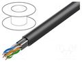 Wire; F/UTP; 4x2x23AWG; 6a; wire; Cu; Insulation: LSZH; grey; 100m BELDEN 10GXE00.08100