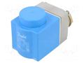 Accessories: solenoid coil; 220÷230VAC; IP67; -40÷80°C; 12W DANFOSS 018F6701