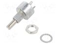Potentiometer: shaft; single turn; 2.2kΩ; 3W; ±10%; 6mm; linear VISHAY PE30L0FL222KAB