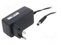Power supply: switching; mains,plug-in; 12VDC; 1.5A; 18W; 85%; POSC POS POSC12150A-H