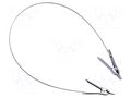 Ground/earth cable; both sides,crocodile clip; Len: 0.46m MUELLER ELECTRIC AI-000422