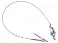 Ground/earth cable; both sides,crocodile clip; Len: 0.46m MUELLER ELECTRIC AI-000443
