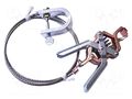 Ground/earth cable; C-Clamp,aligator clip; Len: 0.91m MUELLER ELECTRIC AI-000503E-36