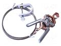 Ground/earth cable; C-Clamp,aligator clip; Len: 1.5m MUELLER ELECTRIC AI-000503E-60