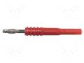 Connector: 4mm banana; plug; banana 4mm plug,banana socket; 20A MUELLER ELECTRIC BU-32101-2