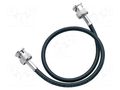 Test lead; BNC plug,both sides; Len: 1.2m; black MUELLER ELECTRIC BU-5050-B-48-0