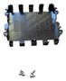 BATTERY COMPARTMENT, 4X1.5V AA, ABS, BLK ACO04-BLACK