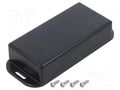 Enclosure: multipurpose; X: 50mm; Y: 100mm; Z: 24mm; 1551W; black HAMMOND HM-1551WYFLBK