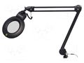 Tool: desk magnifier; ESD,with backlight; 110÷240VAC; Mag: x1.75 INSPEKTEC PRT-IN2400ESD