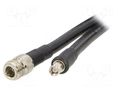 Cable; 5m; N female,RP-SMA male; PE; black; 50Ω QOLTEC QOLTEC-57028