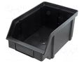 Container: cuvette; ESD; Width: 202mm; Ht: 148mm; black; D: 314mm ARTECH A.PM2ESD