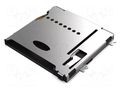 Connector: for cards; microSD; push-push,with peg; SMT; PIN: 8 GCT MEM2075-00-140-01A