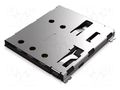 Connector: for cards; Nano SIM; push-push,with peg; SMT; PIN: 6; 1A GCT SIM8066-6-1-14-01A