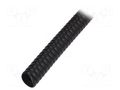 Spiral wrapping; PVC; black; L: 1m; -30÷60°C; SP; Features: flexible PARTEX SP-15100KN0