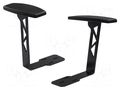 Armrests; ESD; 1set; Application: for chair; steel RT WORK ESD-CHAIR/KZ/BP