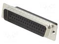 Connector: D-Sub; PIN: 50; plug; male; for cable; Type: w/o contacts Deltron AG DTS50PX