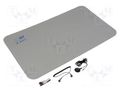 Mat: table set; ESD; L: 1.2m; W: 0.6m; Thk: 2mm; grey; 440°C ELME AS-B60X120GR