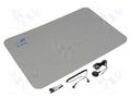 Mat: table set; ESD; L: 0.9m; W: 0.6m; Thk: 2mm; grey; 440°C ELME AS-B60X90GR