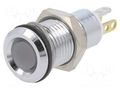 Indicator: LED; flat; red/green/yellow; Ø8mm CML INNOVATIVE TECHNOLOGIES 19100054
