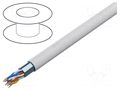 Wire; YTKSYekw; 3x2x0.5mm; telecommunication; wire; Cu; white BITNER BITNER-TS0103