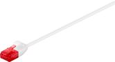 CAT 6 Slim Patch Cable U/UTP,white, 3 m - copper conductor (CU) 93694