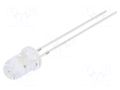 LED; blue; 5mm; blinking; 1560÷2180mcd; 30°; 3÷5VDC; Front: convex OPTOSUPPLY OSBBDF5A31A