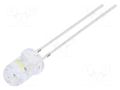 LED; blue/white cold; 5mm; blinking; 1560÷2180mcd,7000÷8400mcd OPTOSUPPLY OSBWDF5A31A