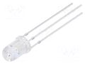 LED; red/green; 5mm; 30°; Front: convex; 3÷15VDC; No.of term: 3 OPTOSUPPLY OSRPMC5A31A-VV
