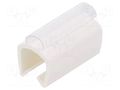 Markers; Marking: empty; 6÷7.2mm; PVC; white; -30÷60°C; push-in PARTEX PTC50015A9