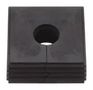 CABLE GROMMET, OPEN, TPE, BLACK 2583880000