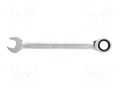 Wrench; combination spanner,with ratchet; 17mm HÖGERT TECHNIK HT1R017