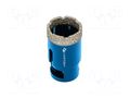 Diamond hole saw; 35mm; ceramics,glaze; M14 HÖGERT TECHNIK HT7D286